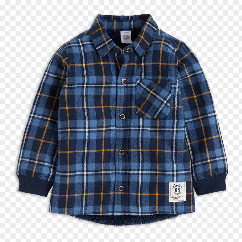 Button Sleeve Tartan Shirt Jacket PNG