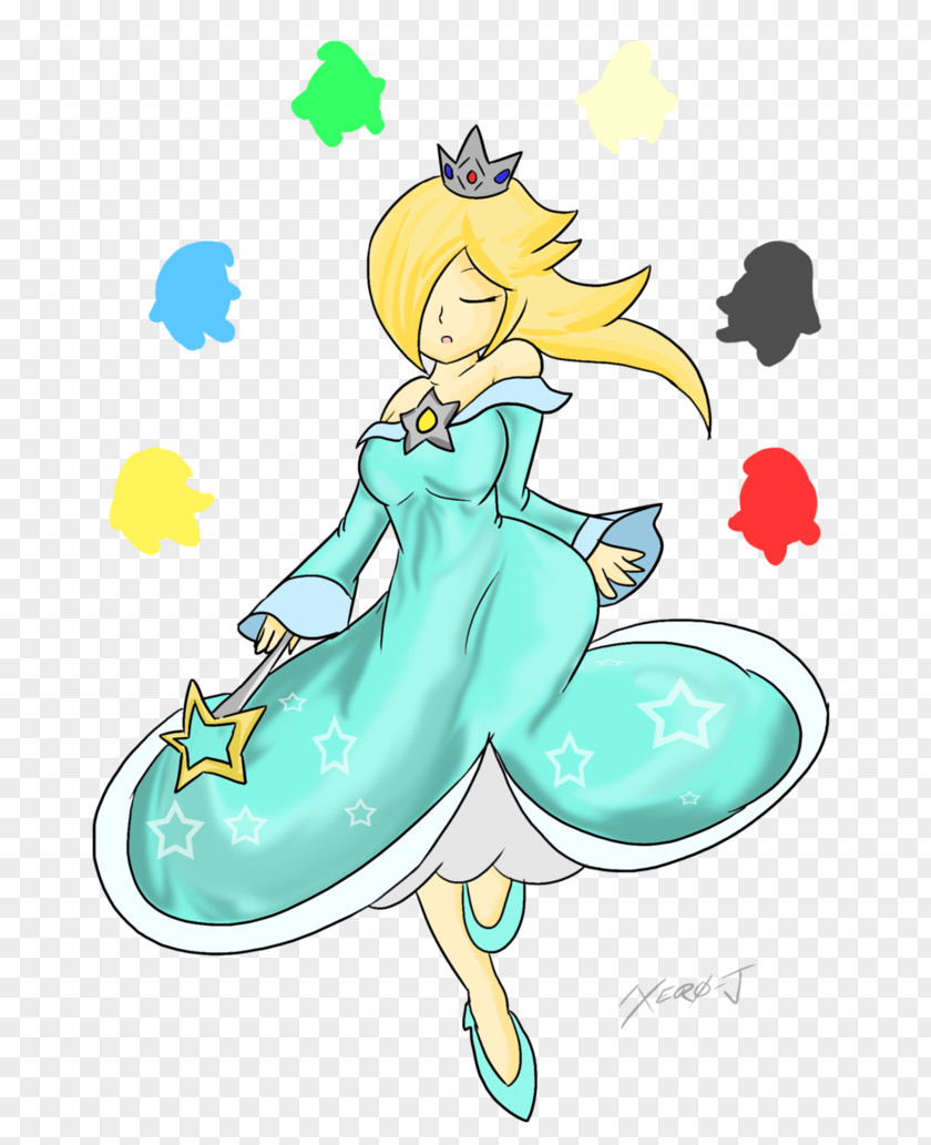 Rainbow Animation Rosalina Super Mario 3D World Art Luma PNG