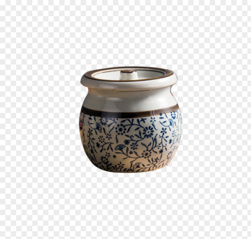 Retro Ceramic Spice Jar Condiment PNG