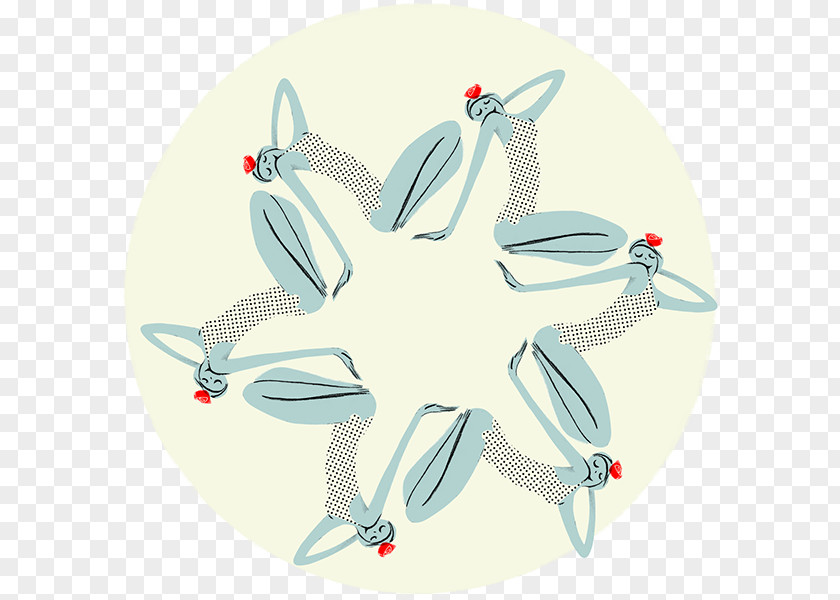 Synchronized Swimming Pattern PNG