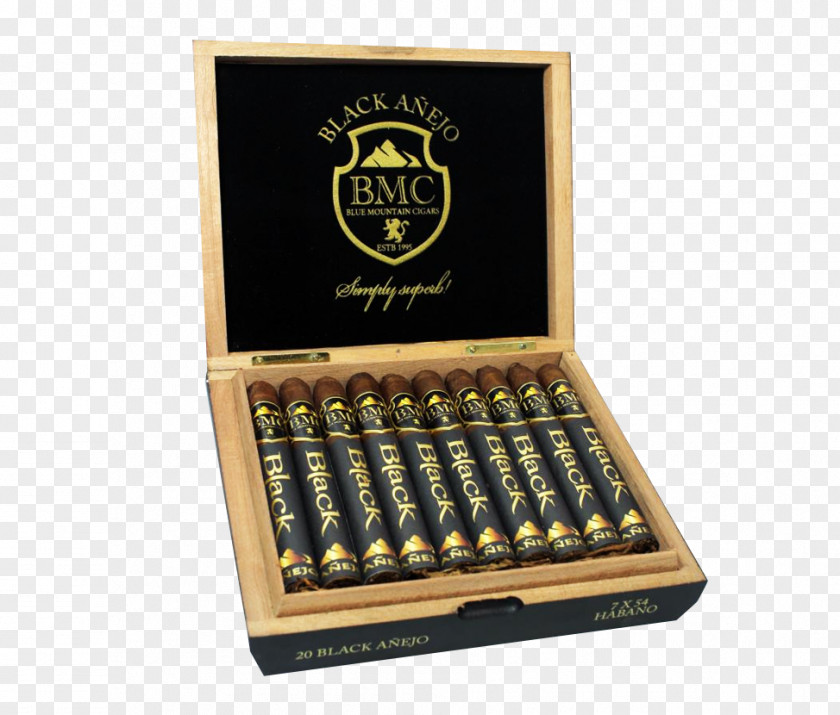 Black Crown Cigars Blue Mountain Habano Box Nicaragua PNG