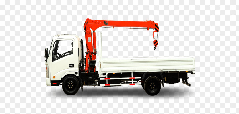 Crane Truck Commercial Vehicle Car Mobile PNG