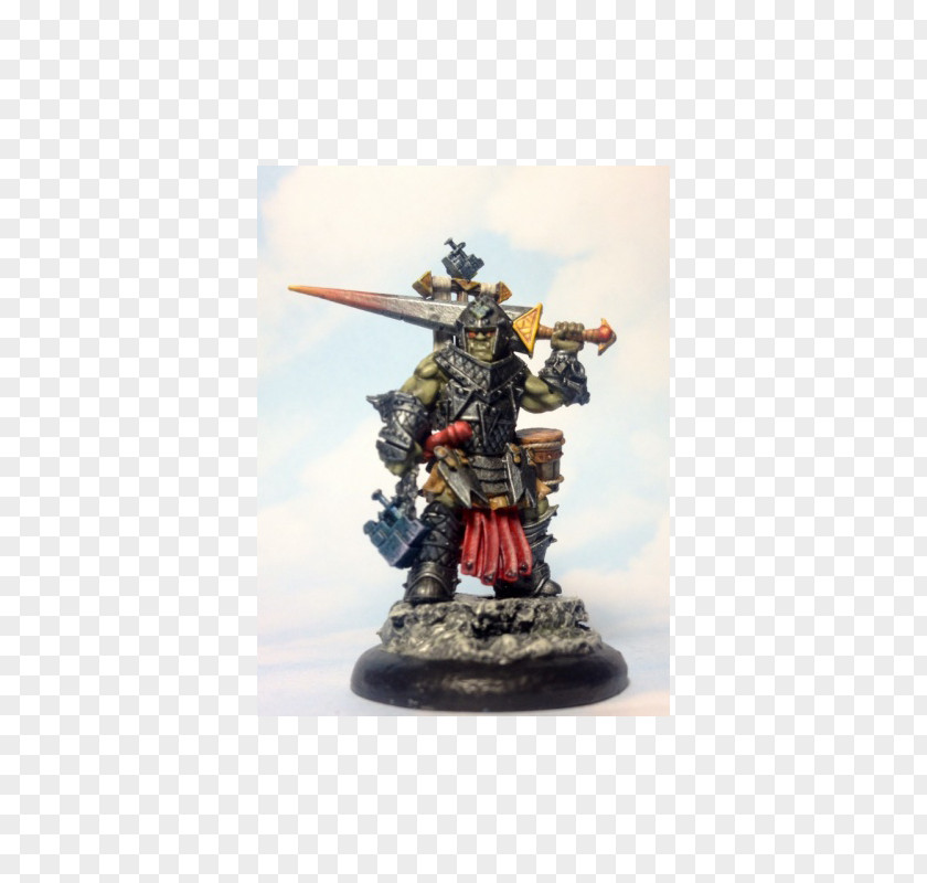 Half Orc Pathfinder Roleplaying Game Half-orc Miniature Figure Wargaming PNG
