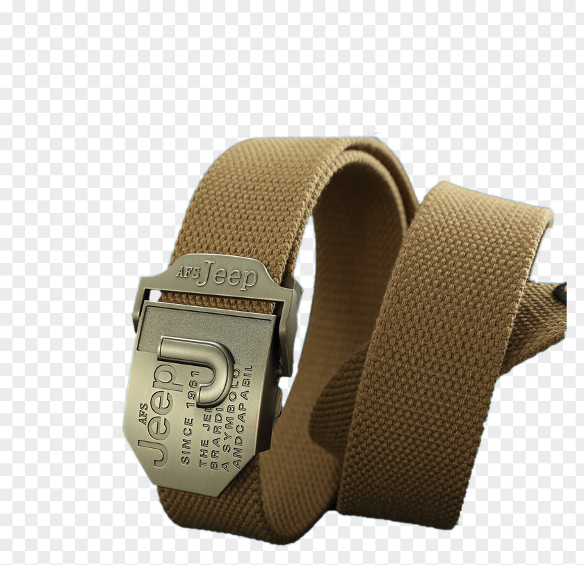 Men's Fashion Leisure Section Canvas Belt Buckle PNG