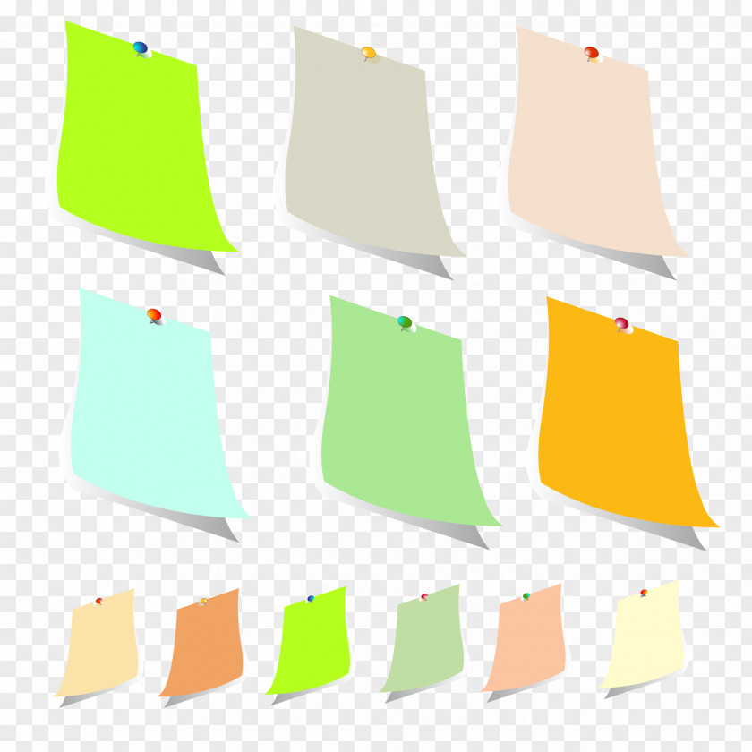 Vector Tear Tab Paper Drawing Pin PNG