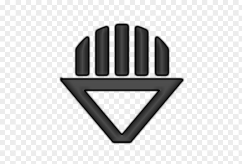 Black Lantern Corps Green Logo White Hand PNG