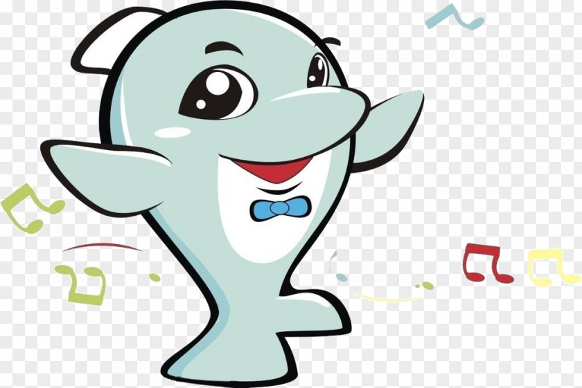 Cartoon Dolphin Illustration Image Painting Vector Graphics PNG