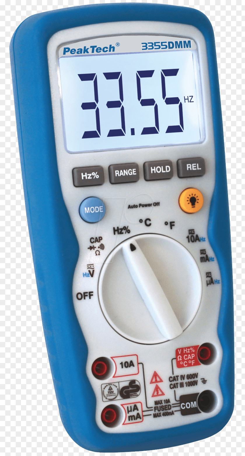 Digital Multimeter Gauge Electrical Engineering Thermocouple PNG