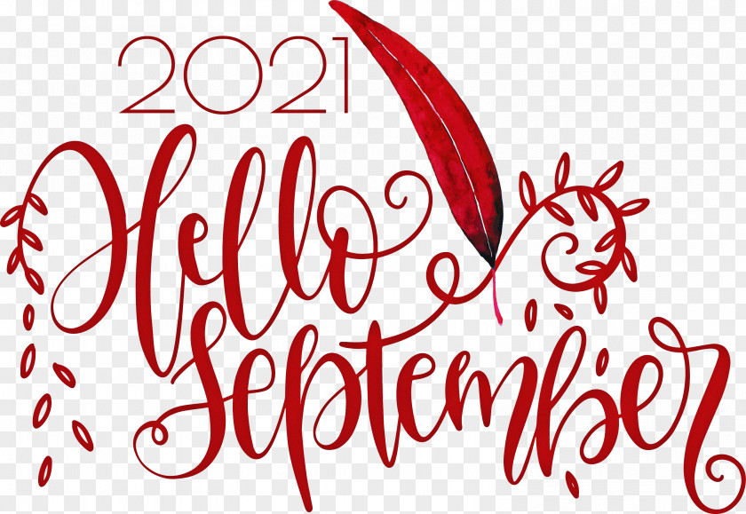 Hello September September PNG