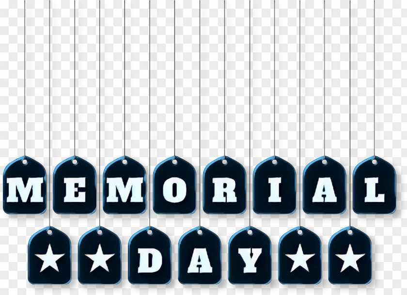 Logo Text Memorial Day PNG