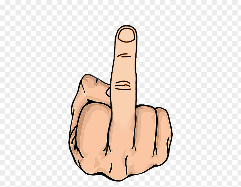 Middle Finger The Deal App Hand PNG
