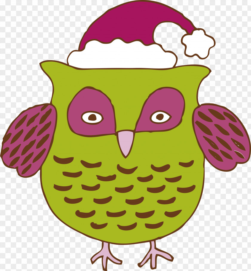 Owl Bird Pink Cartoon Of Prey PNG