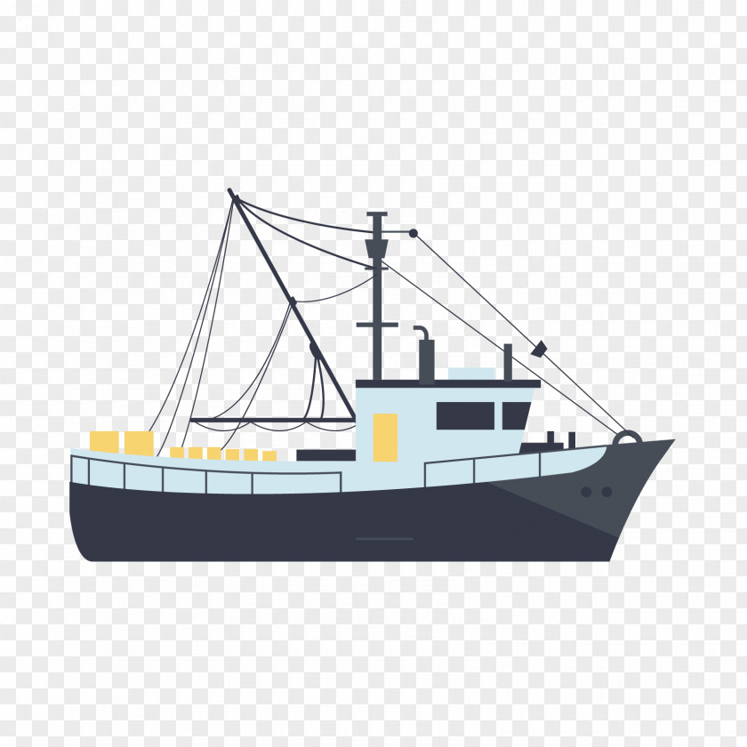 Boat Fishing Trawler Vessel PNG