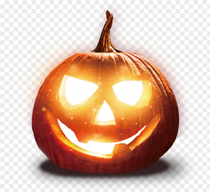 Luminous Pumpkin Jack-o-lantern Halloween Winter Squash PNG