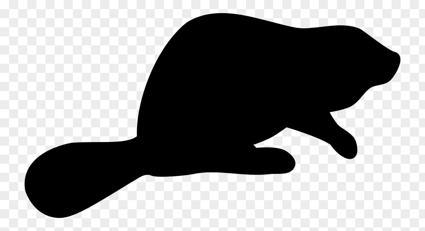 Beaver Silhouette Clip Art PNG