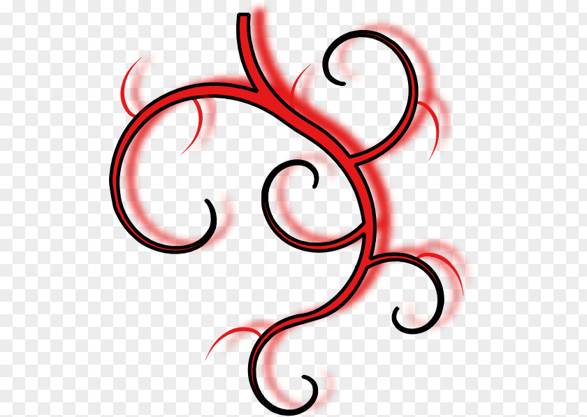 Red Swirl Clip Art PNG