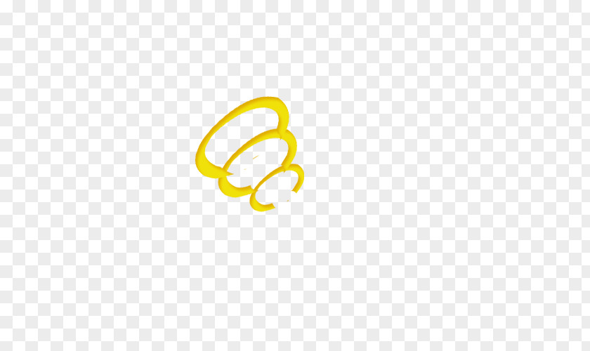 Ribbon Logo Yellow Font PNG