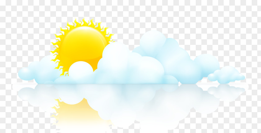 Cloudy Weather Yellow Sky Computer Wallpaper PNG