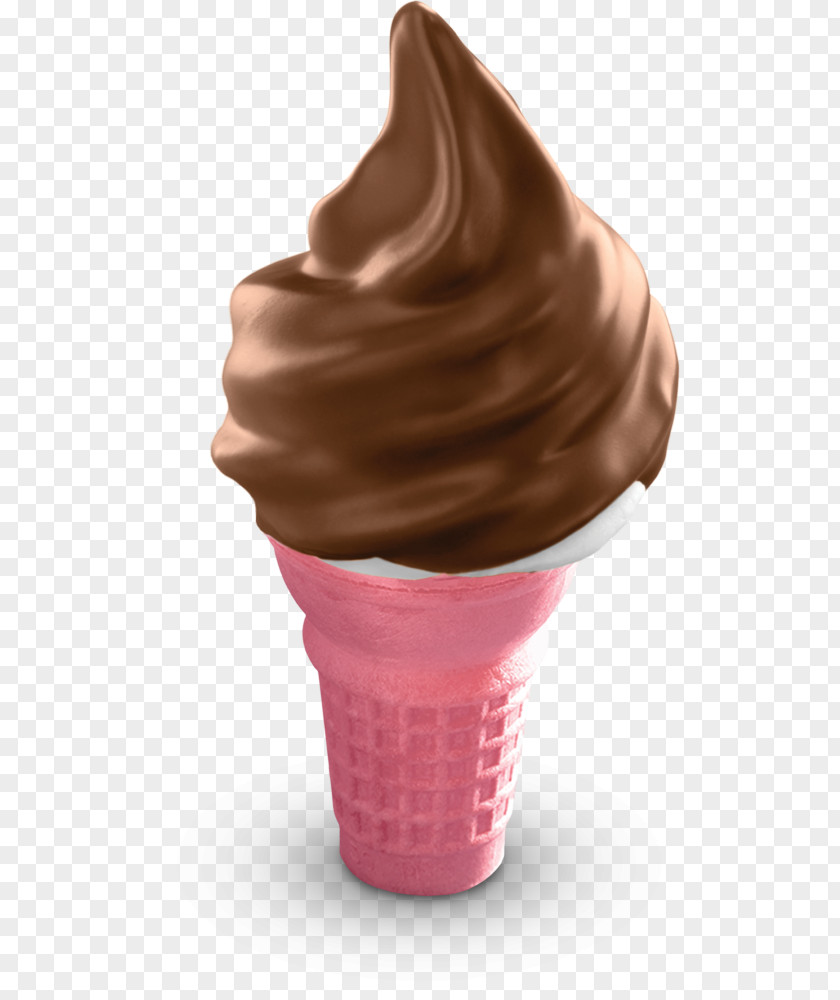 Ice Cream Chocolate Sundae Cones Frozen Yogurt PNG