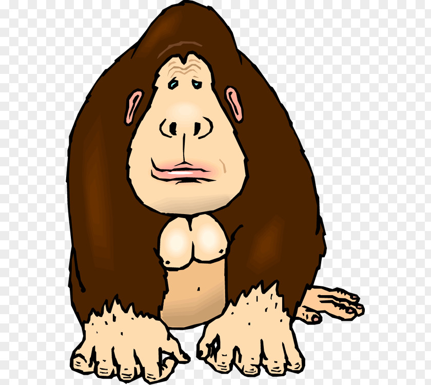 Selective Attention Gorilla Clip Art Image Monkey Download PNG