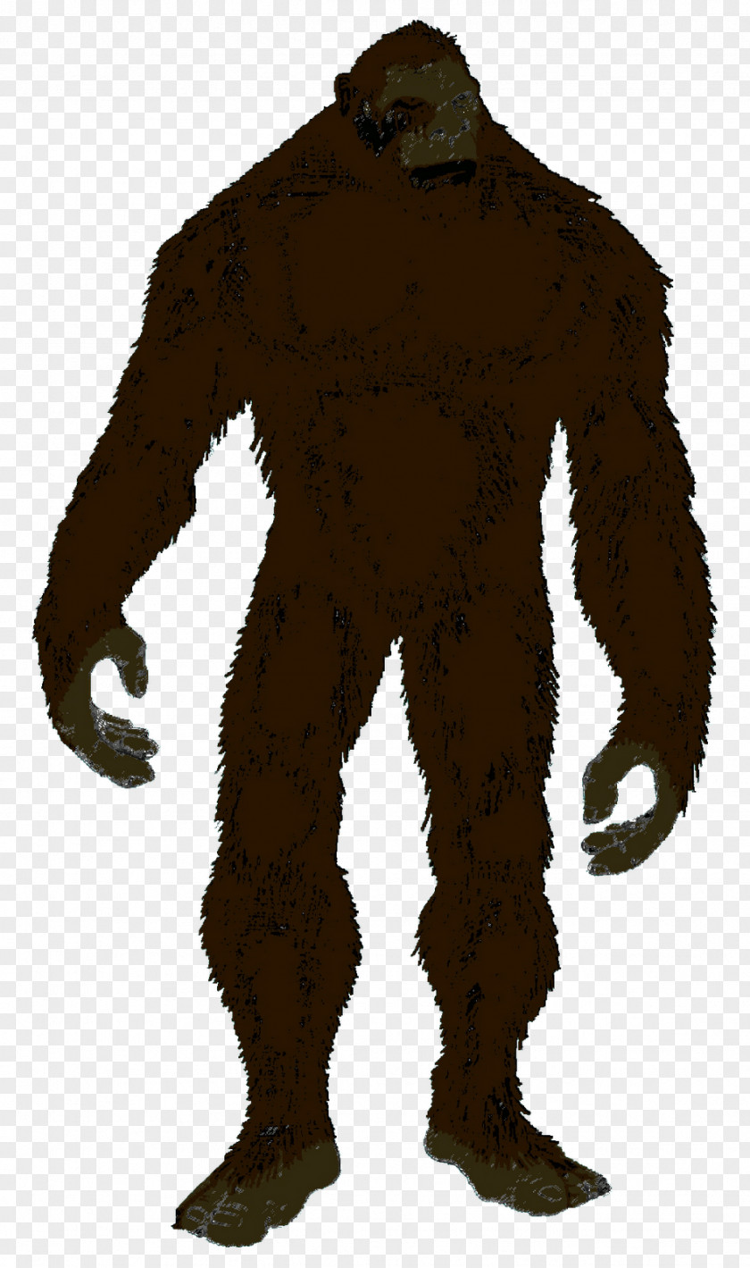 Sights Bigfoot Silhouette Yeti Clip Art PNG