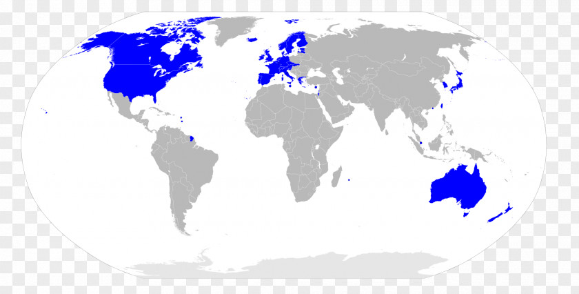 World Map Developed Country Developing PNG