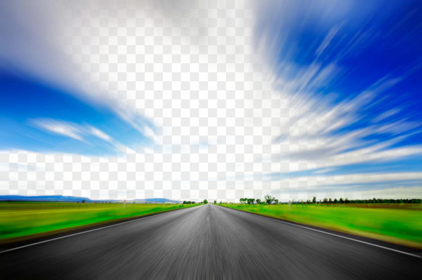 Beautiful Scenery Road Surface Stock Photography PNG