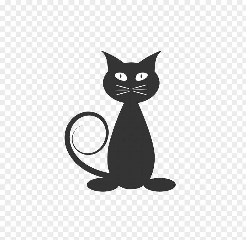 Element Cat Logo Kitten Silhouette PNG