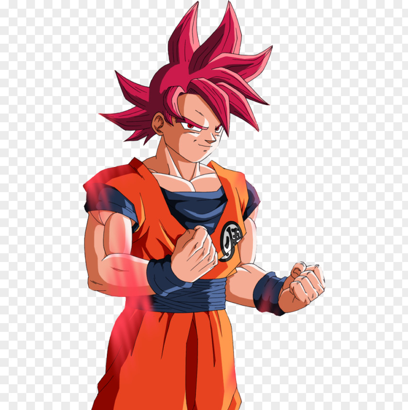 Goku Super Vegeta Saiyan Red PNG