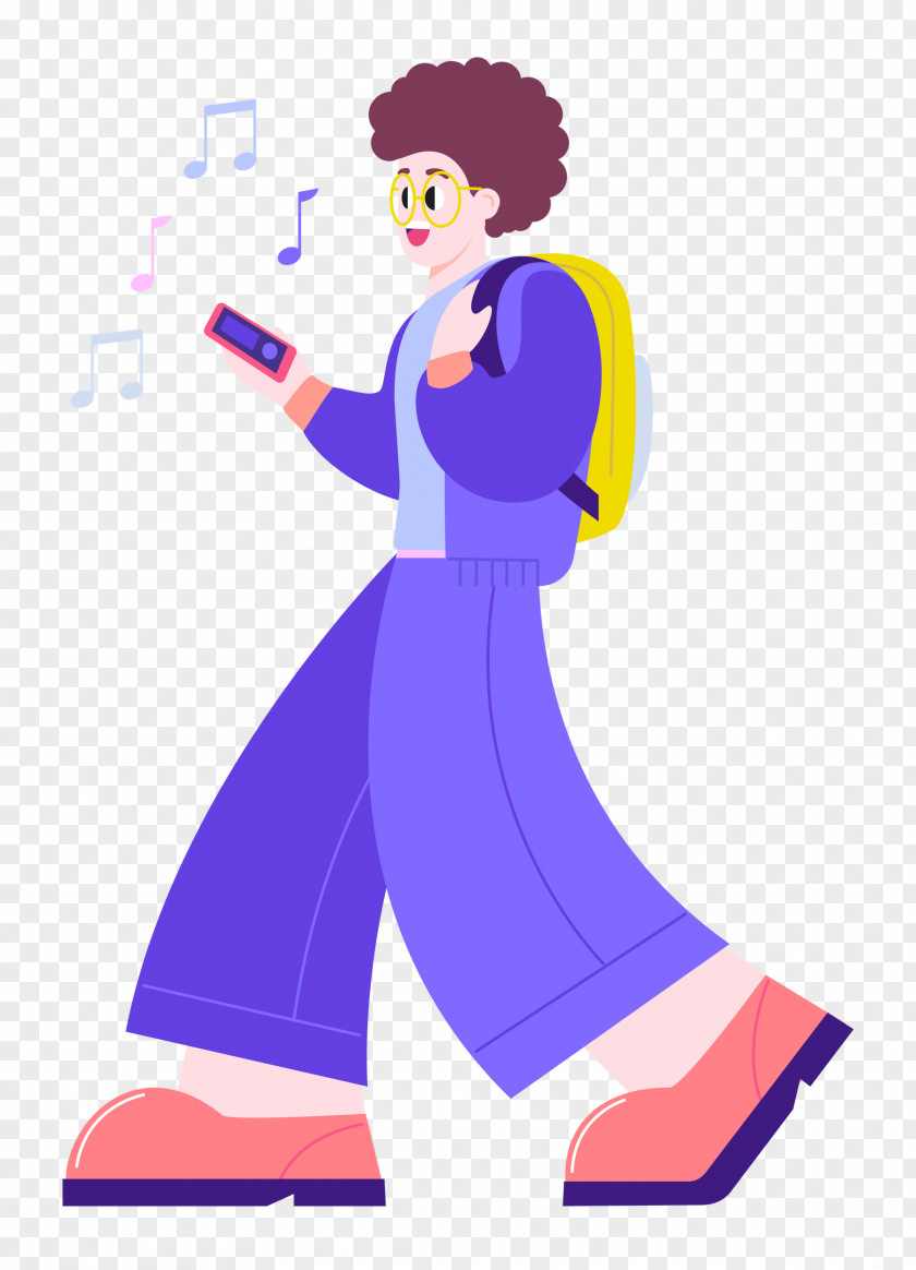 Listening Music PNG