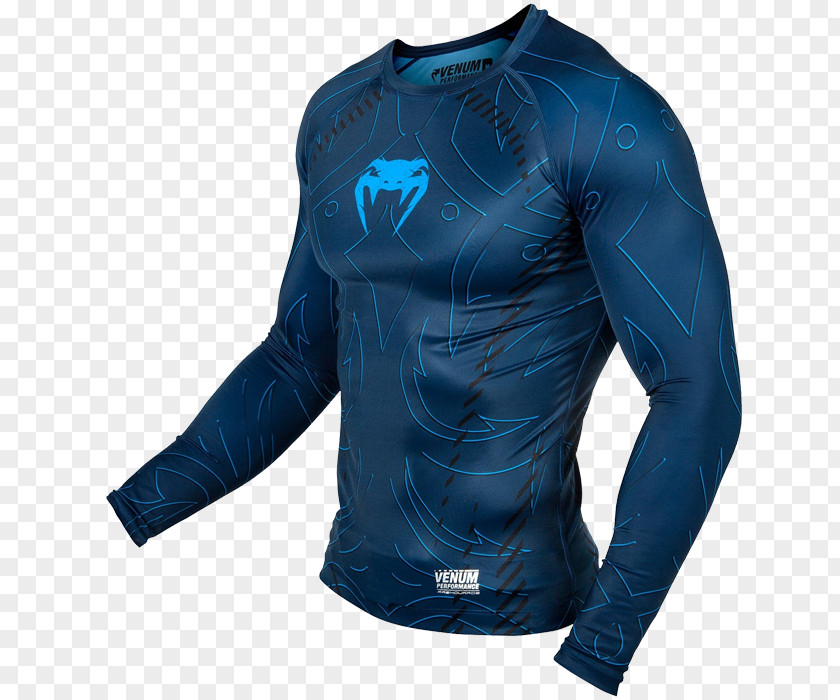 Long-sleeved Venum Jersey Rash Guard Sleeve Clothing PNG