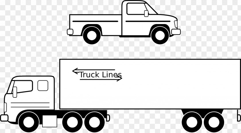 Pickup Truck Peterbilt Semi-trailer Clip Art PNG