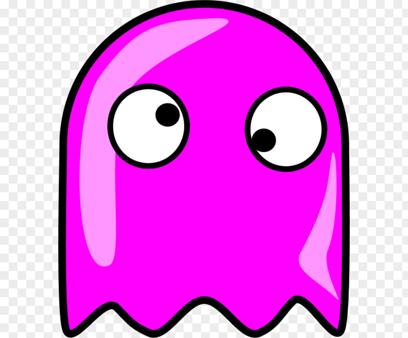 Pink Ghost Cliparts Ms. Pac-Man 2: The New Adventures Games Space Invaders PNG