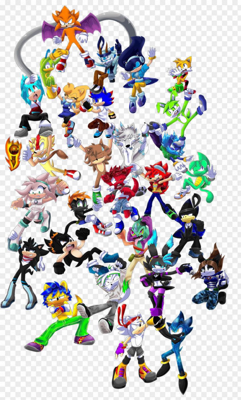 Sonic The Hedgehog Character Fan Art PNG