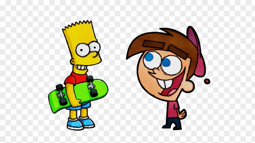 Timmy Turner Bart Simpson Lisa Homer Mr. Burns PNG