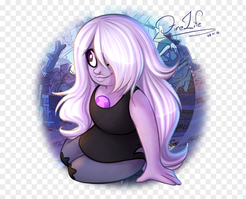 Amethyst Greg Universe Violet Lilac Purple PNG