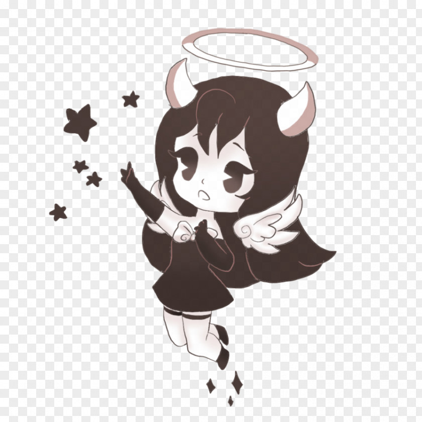 Angel Devil Bendy And The Ink Machine Hashtag TheMeatly Games PNG