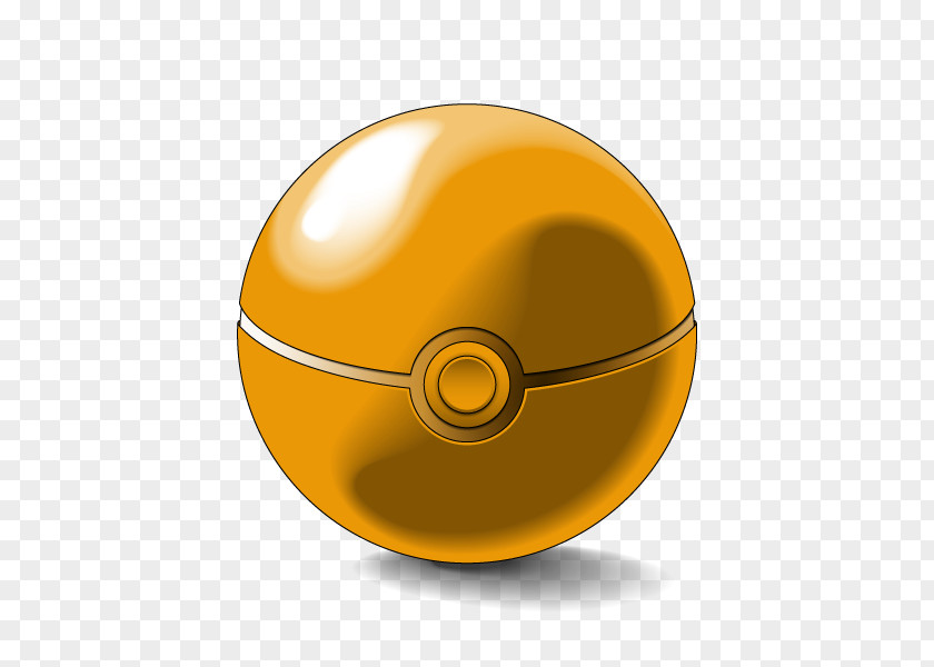 Ball Poké Art Sphere Gold PNG
