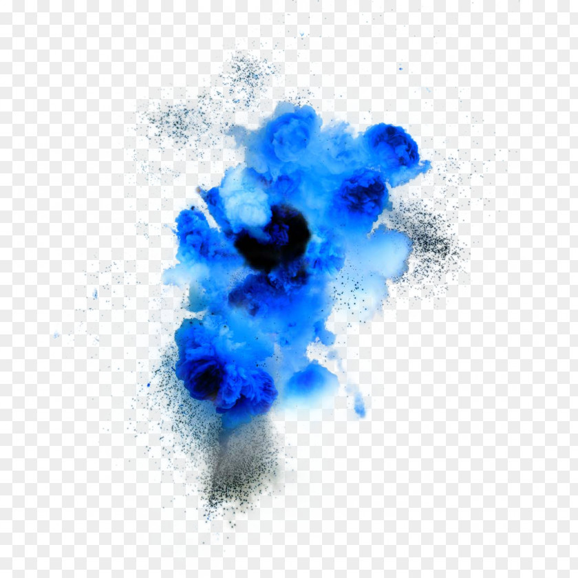 Creative Design Blue Smoke Explosion PNG design blue smoke explosion clipart PNG