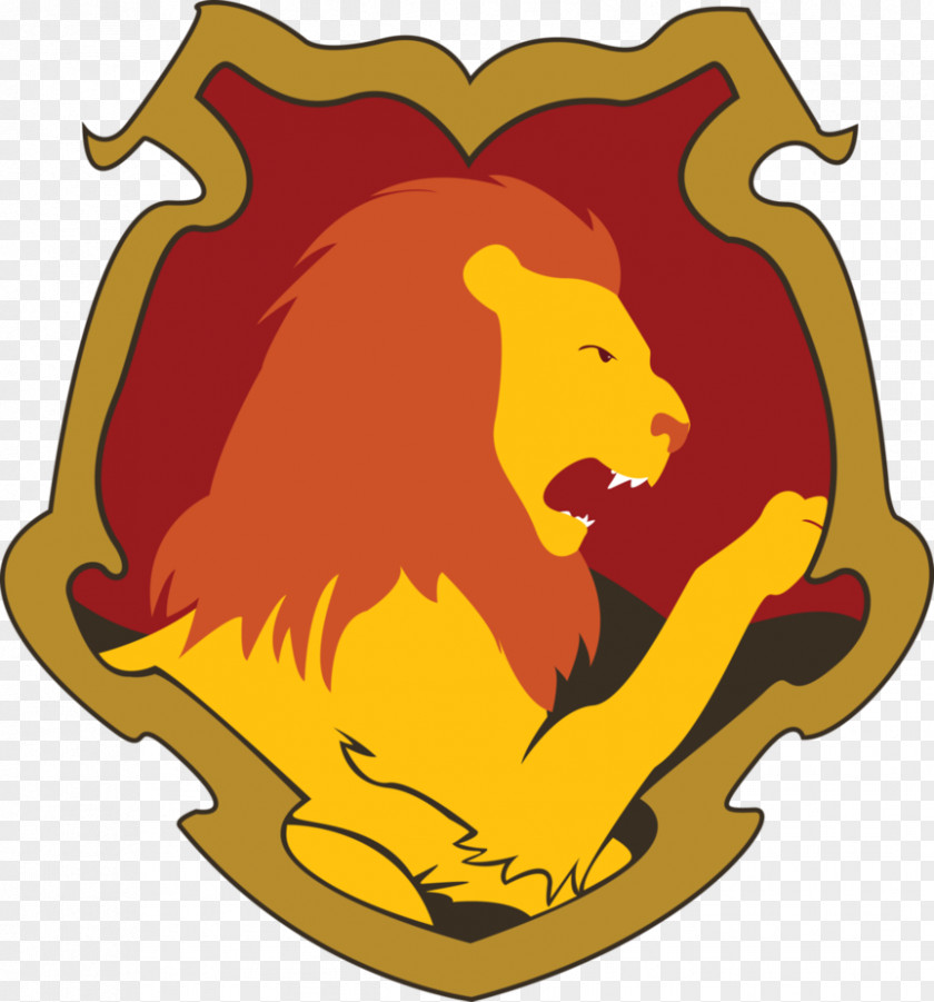 Harry Potter Gryffindor Lion Hogwarts Bag PNG