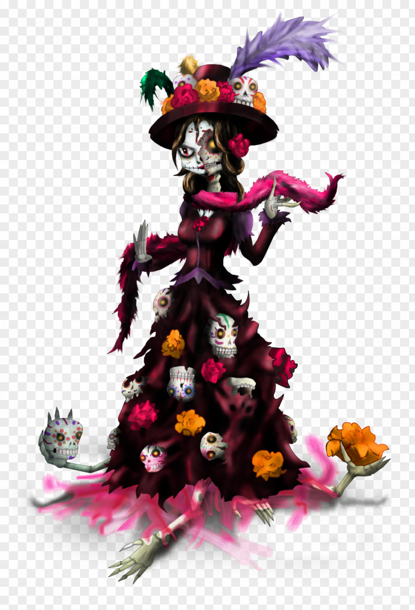 Ballet Vector La Calavera Catrina Drawing Day Of The Dead Painting PNG