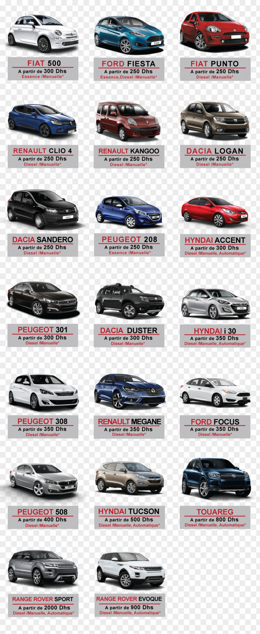 Car Rental Ford Fiesta Motor Company VoitureAuMaroc.com PNG