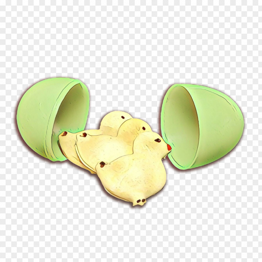 Green Yellow Ear Beige PNG