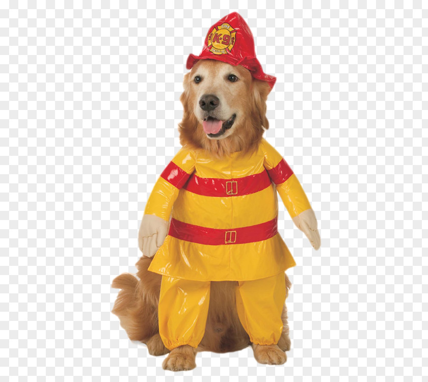 Puppy Pug Firefighter Costume Pet PNG