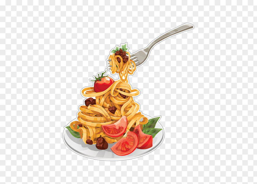 Spaghetti Food Pasta Italian Cuisine Bolognese Sauce Vector Graphics PNG