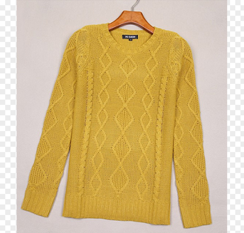Sueter Cardigan Yellow Sweater Blouse Coat PNG