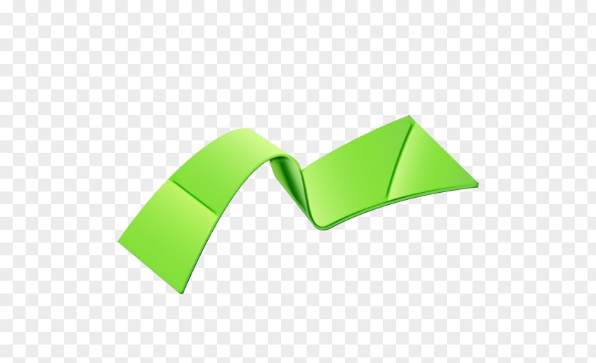 Symbol Material Property Green Background Ribbon PNG