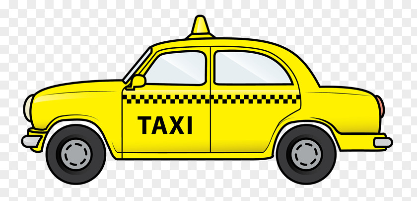 Taxi Taxicabs Of New York City Yellow Cab Clip Art PNG