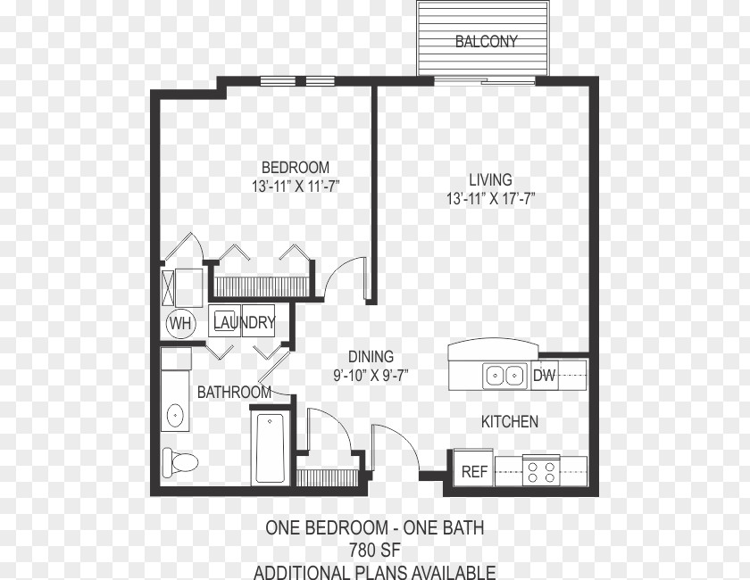 Apartment Floor Plan College Square Bedroom PNG