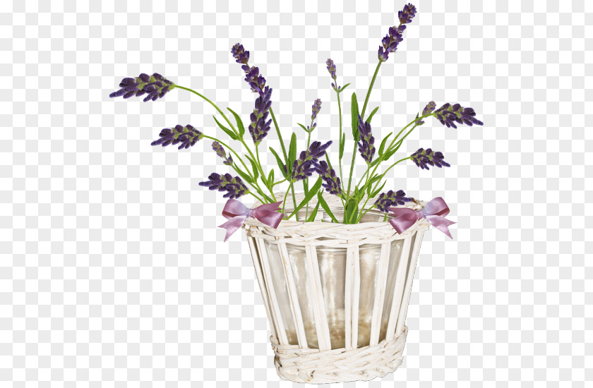 Lavender Flower Bouquet English Party PNG